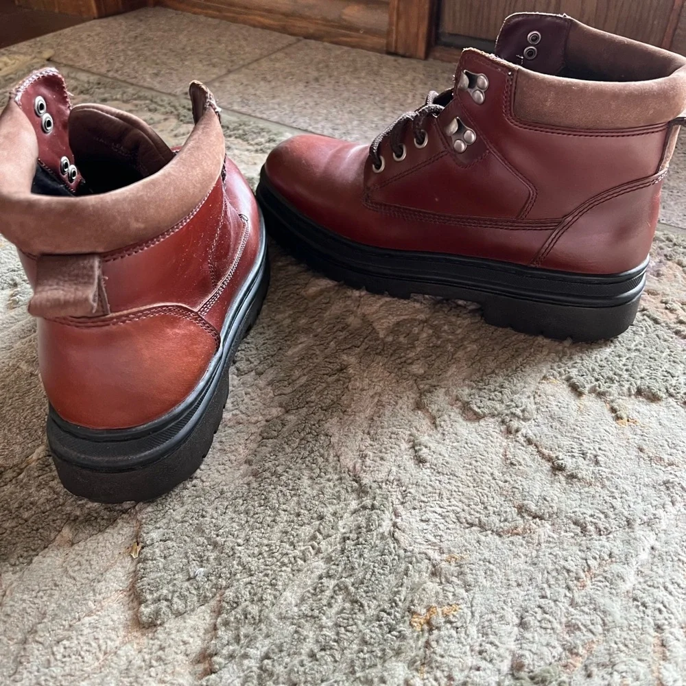 St. John Bay Men’s Brown Leather Boots